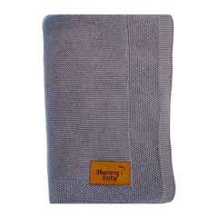 Mummy's Baby Organik Pamuk Battaniye 80x100 Gri