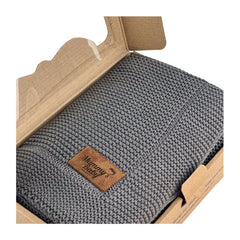Mummy's Baby Organik Pamuk Battaniye 80x100 Gri