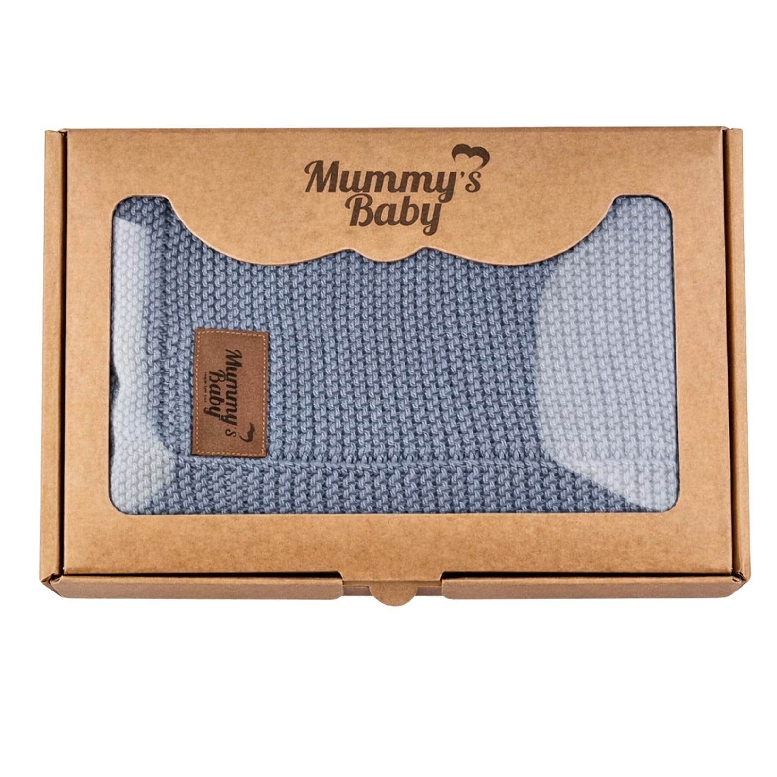 Mummy's Baby Organik Pamuk Battaniye 80x100 Mavi