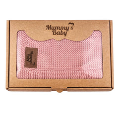 Mummy's Baby Organik Pamuk Battaniye 80x100 Pembe