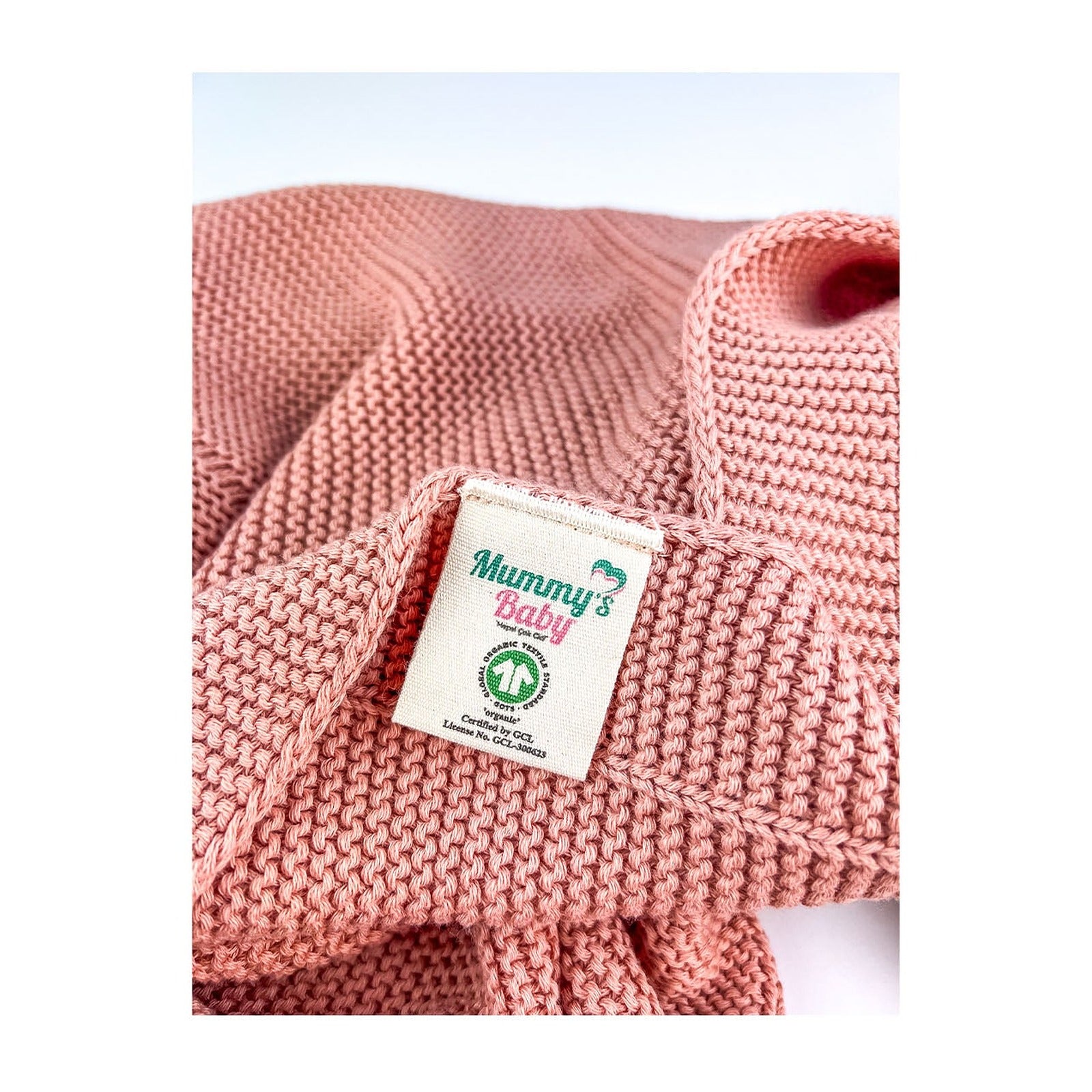 Mummy's Baby Organik Pamuk Battaniye 80x100 Pembe
