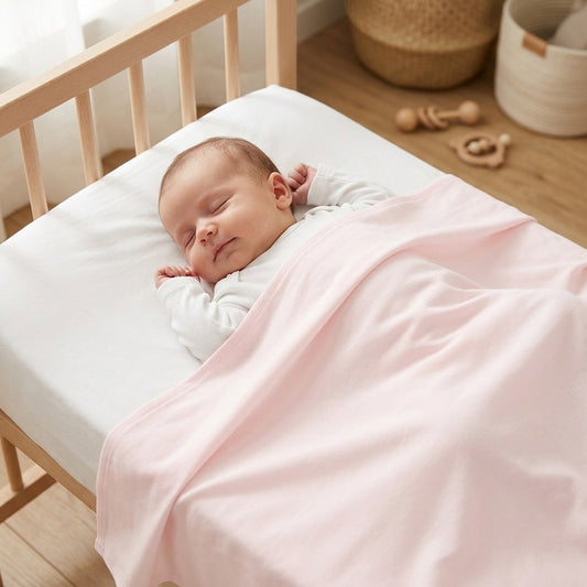 Mummy's Baby Tek Kat Battaniye Pembe