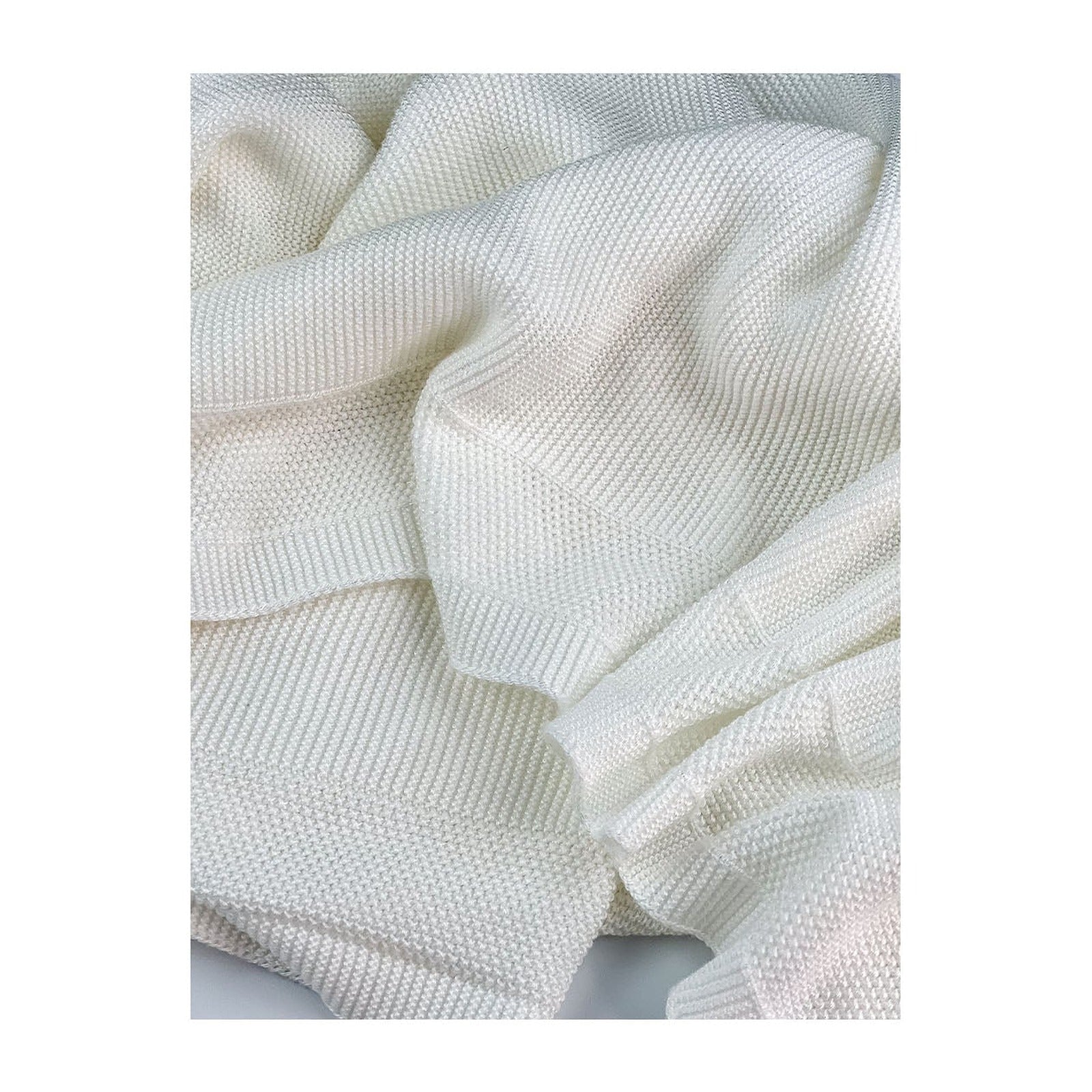 Mummy's Baby Tencel Örgü Bebek Battaniyesi 80x100 Ekru