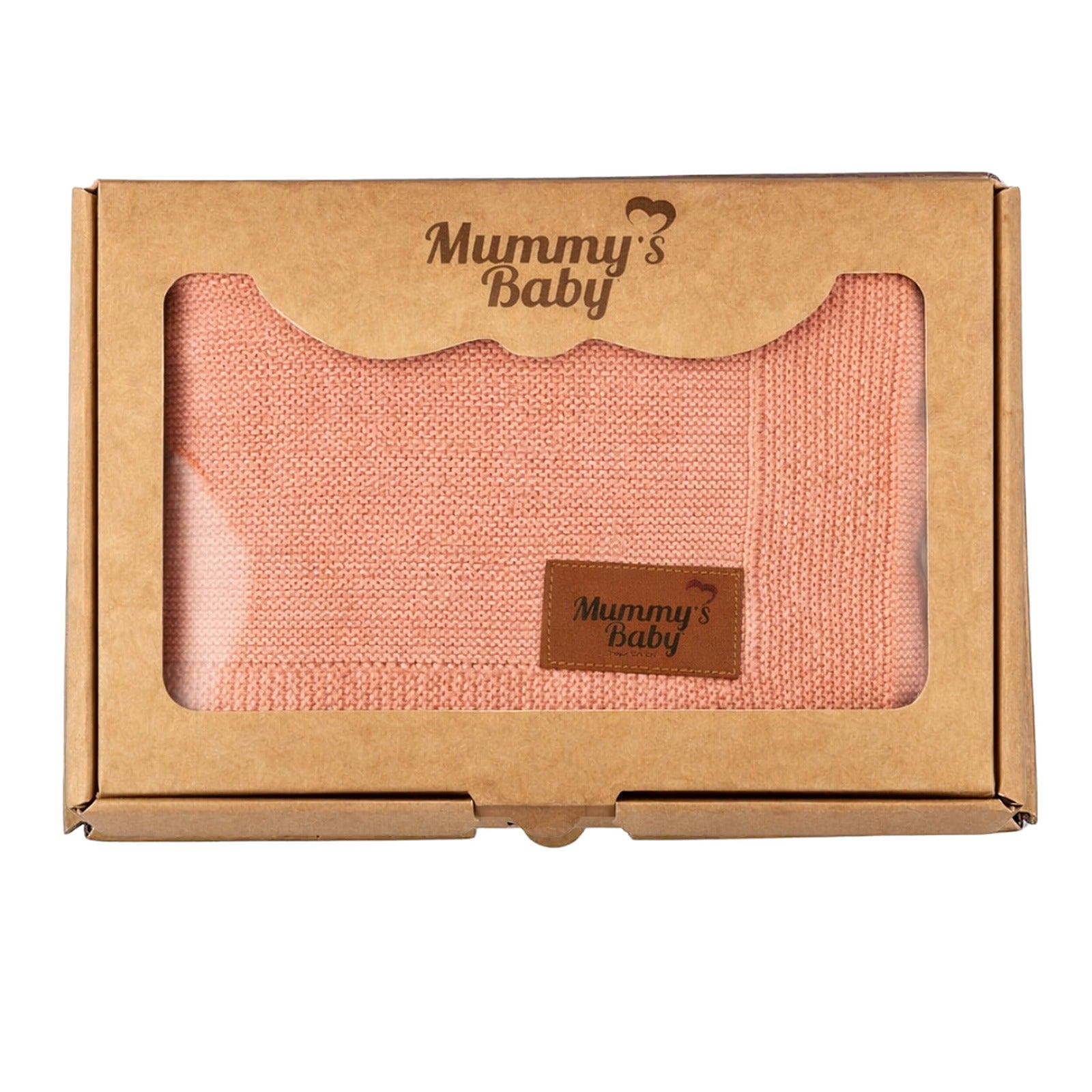 Mummy's Baby Tencel Örgü Bebek Battaniyesi 80x100 Pembe