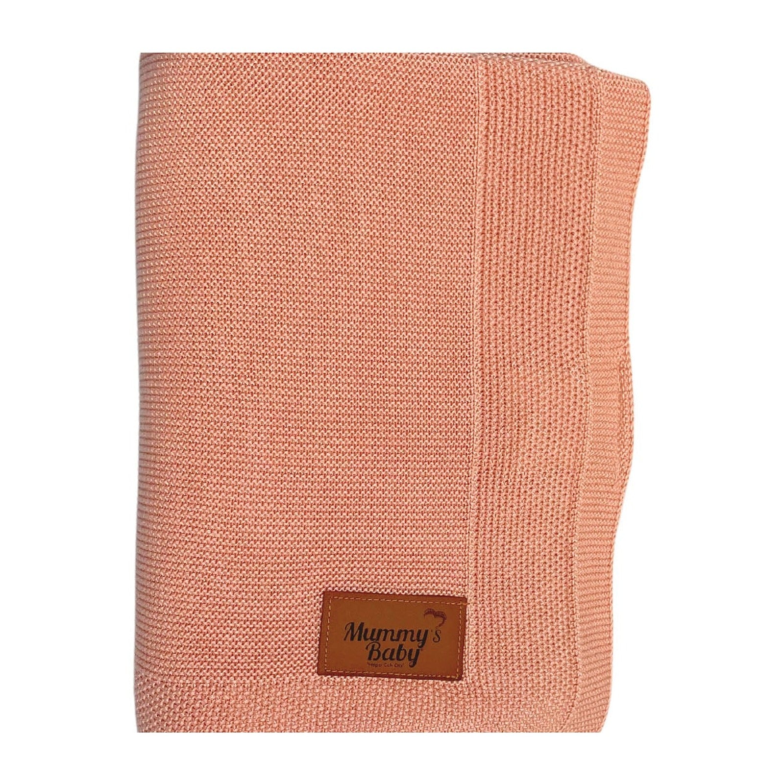 Mummy's Baby Tencel Örgü Bebek Battaniyesi 80x100 Pembe