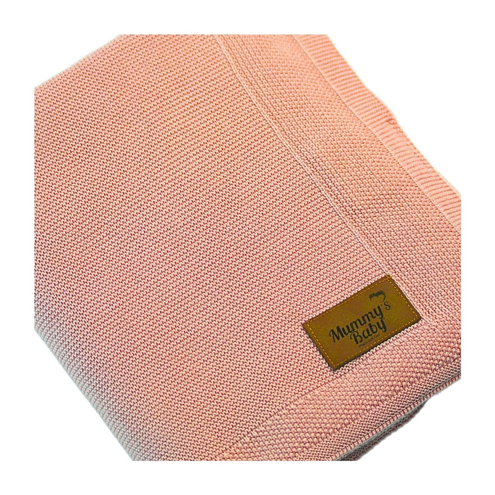 Mummy's Baby Tencel Örgü Bebek Battaniyesi 80x100 Pembe