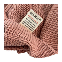 Mummy's Baby Tencel Örgü Bebek Battaniyesi 80x100 Pembe