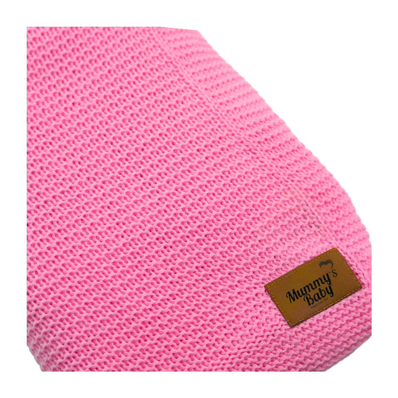 Mummy's Baby Triko Örgü Bebek Battaniyesi 80x100 Pembe
