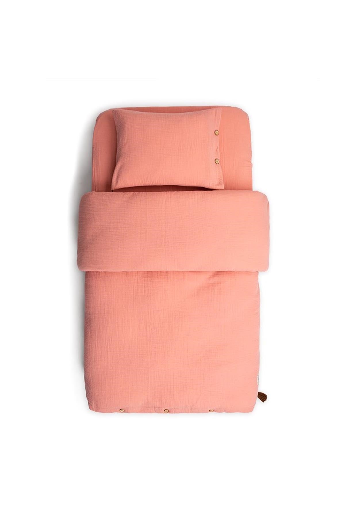 Funna Baby Müslin 2'li Nevresim Seti Yavruağzı 100x150cm