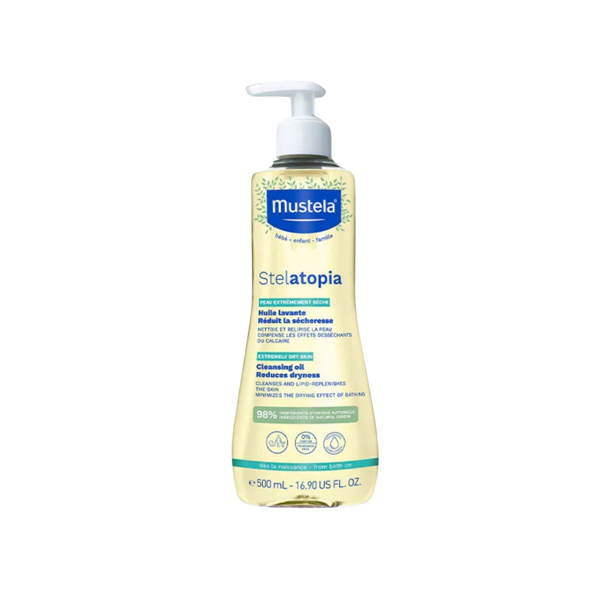 Mustela Stelatopia Bebek Temizleme Yağı 500ml