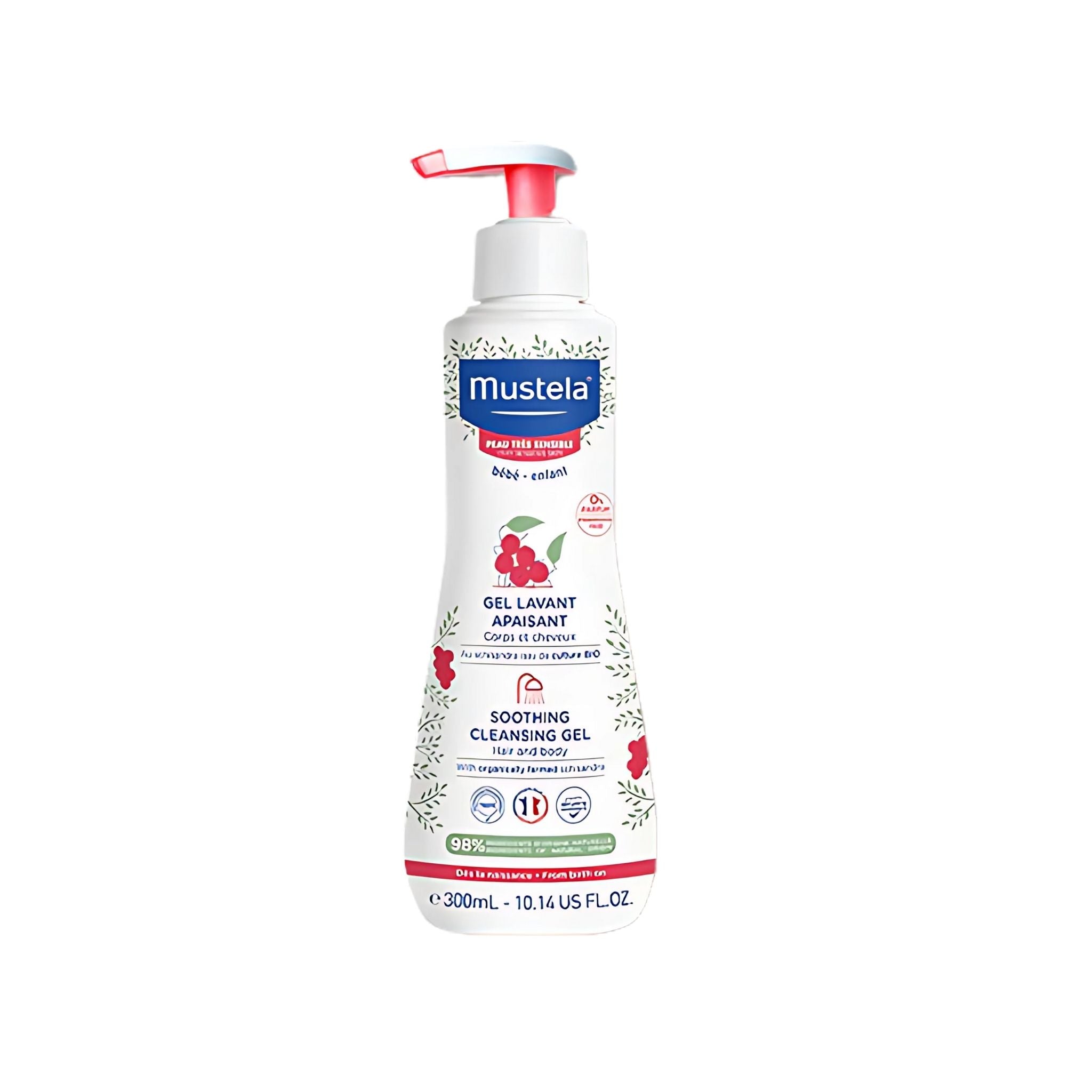 Mustela Soothing Çok Hassas Ciltler için Jel Şampuan 300ml