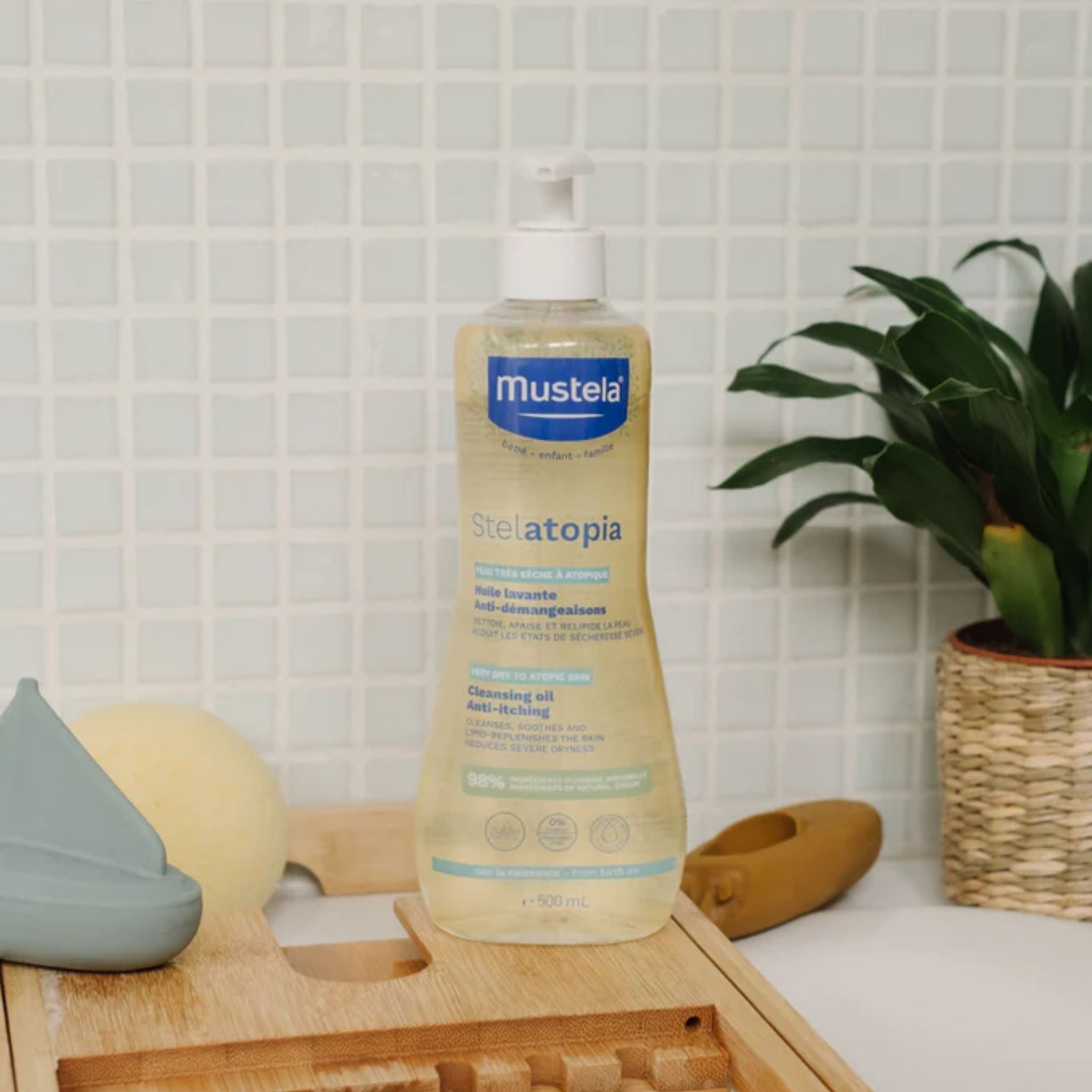 Mustela Stelatopia Bebek Temizleme Yağı 500ml