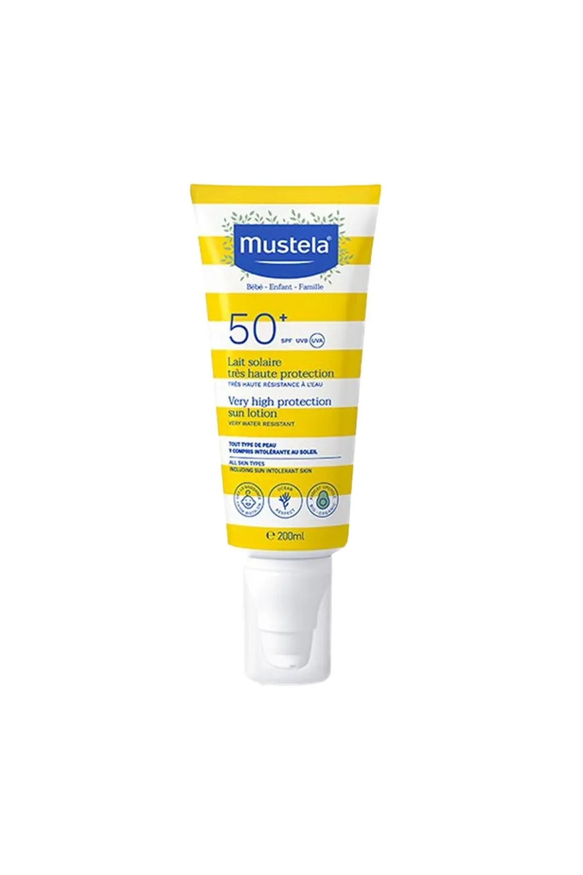 MUSTELA SUN LOTION 50+ FK