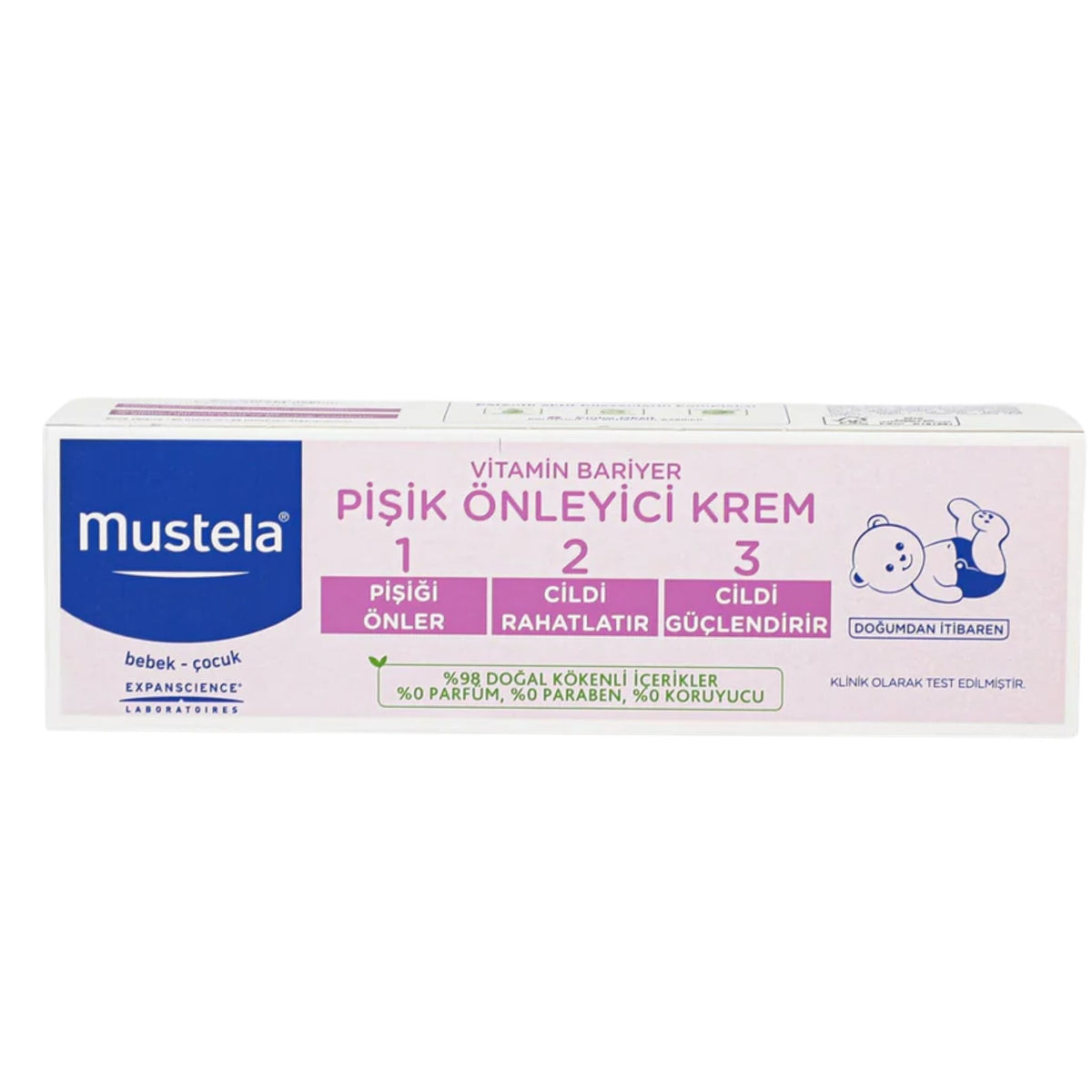 Mustela Vitamin Bariyer 1.2.3 Pişik Önleyici Krem 100ml