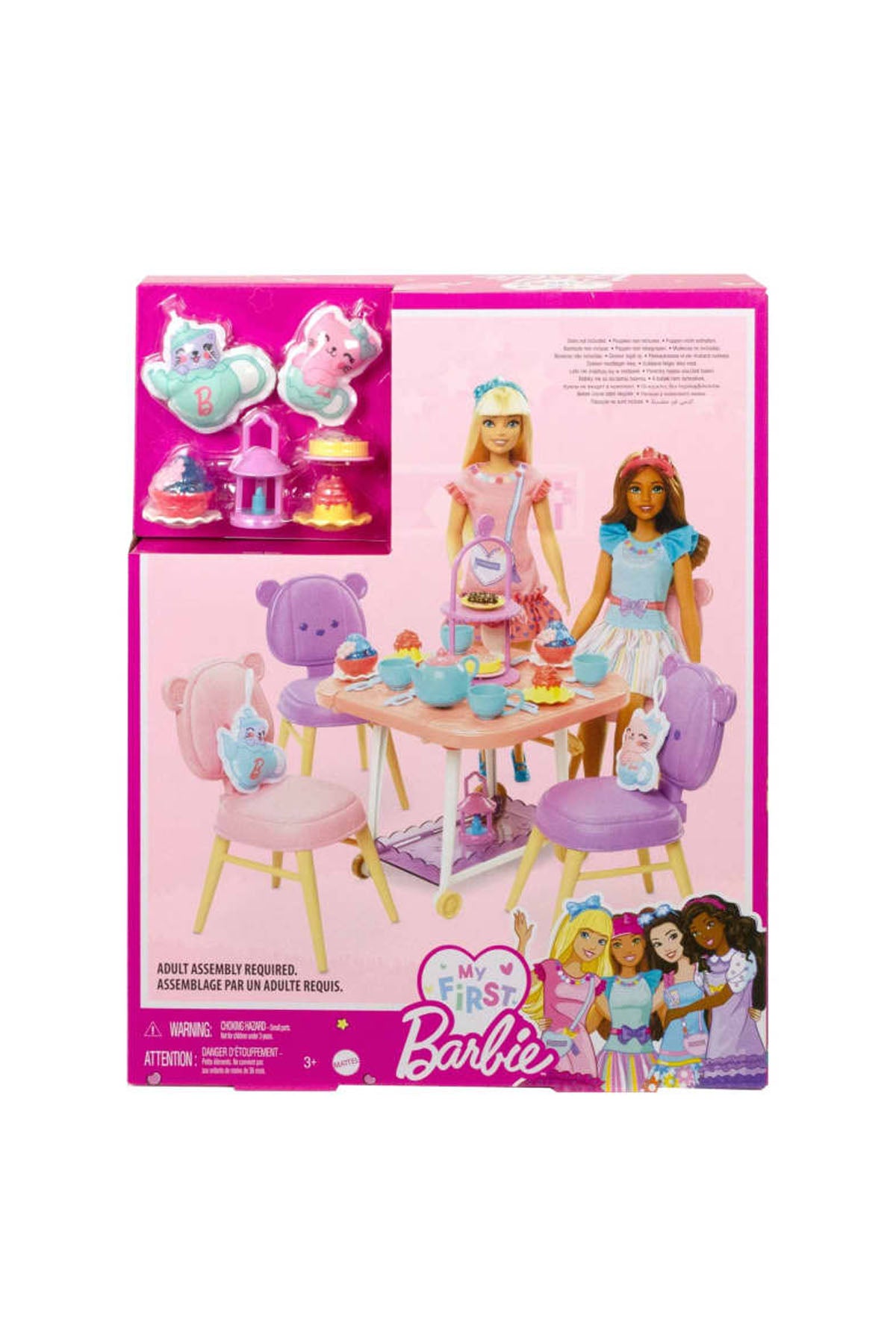 My First Barbie - İlk Barbie Bebeğim Çay Partisi Oyun Seti