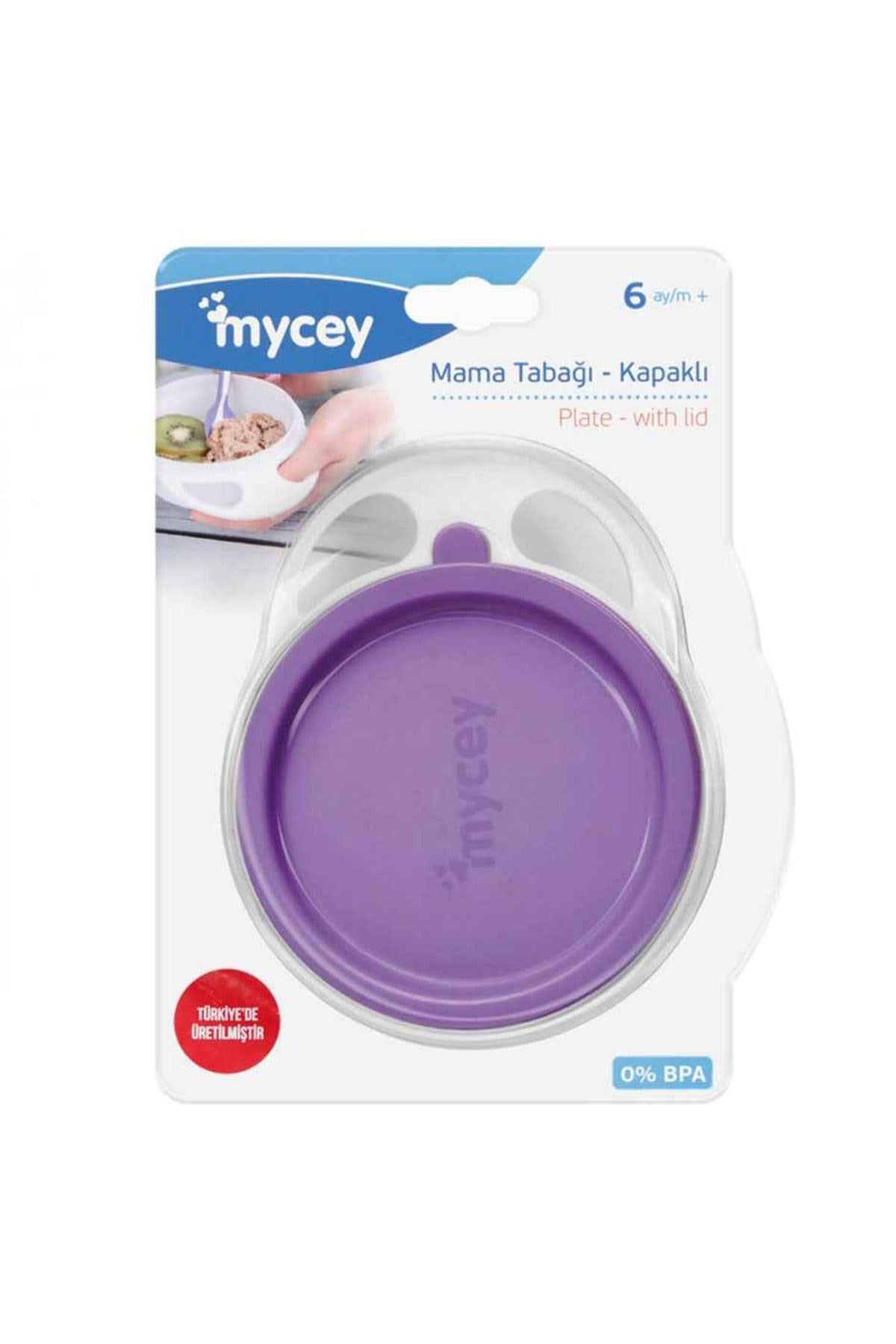 Mycey Kapaklı Mama Tabağı - Welcome Baby