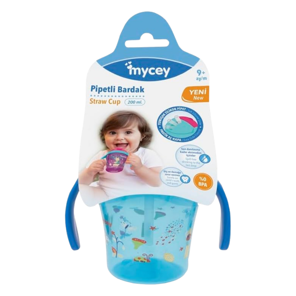 Mycey Pipetli Bardak Mavi