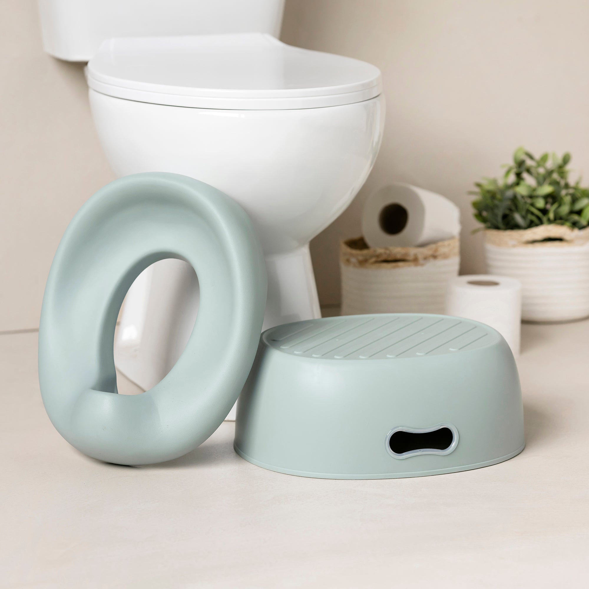 Nattou Potty Care 3 in 1 Lazımlık Oturak Ve Tuvalet Adaptörü - Yeşil