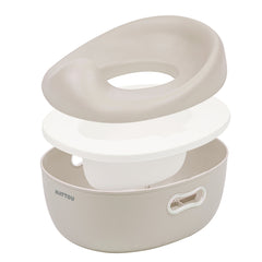 Nattou Potty Care 3 in 1 Lazımlık Oturak ve Tuvalet Adaptörü Bej