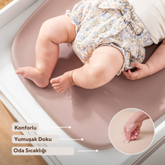 Nattou Softy Alt Değiştirme Minderi 70x50cm Pembe