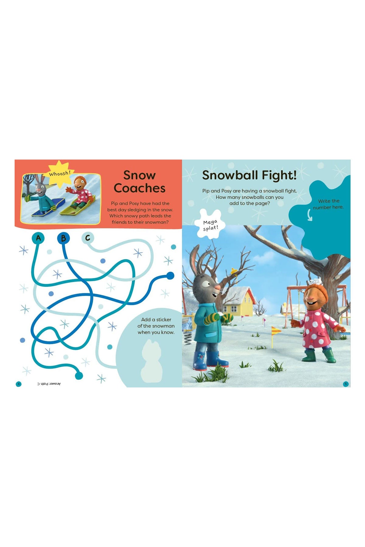 Nosy Crow Pip And Posy: Christmas Countdow