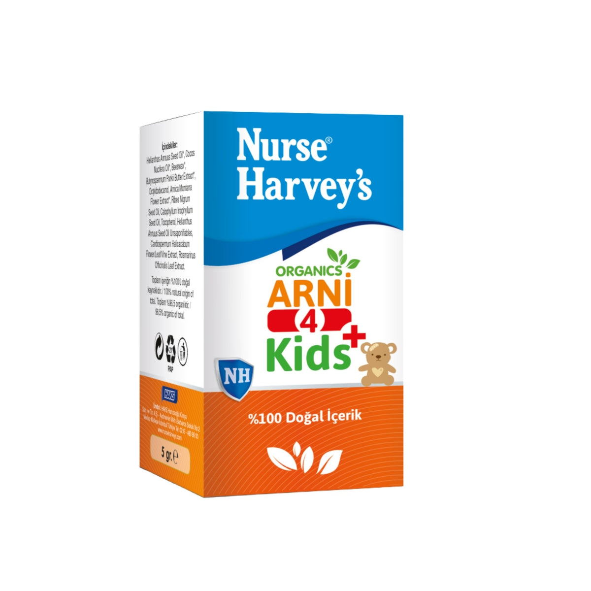 Nurse Harvey's Arni 4Kids Organik Bebek Bakım Balmı 5gr