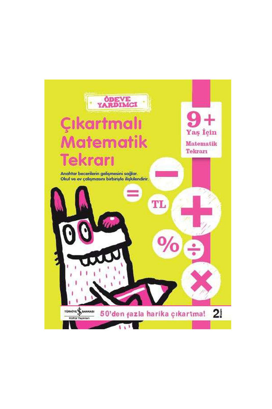 Türkiye İş Bankası Kültür Yayınları Ödeve Yardımcı Çıkartmalı Matematik Tekrarı