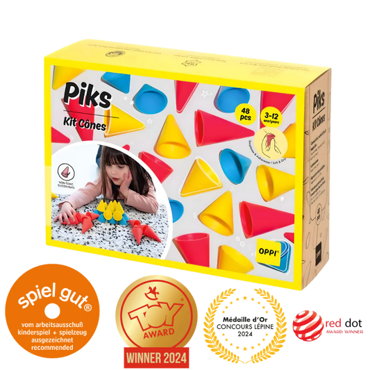 Oppi Piks Yapı ve Denge Oyunu Koni 48 Parça