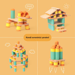 Oppi Stix Yapı ve Denge Oyunu 60 Parça