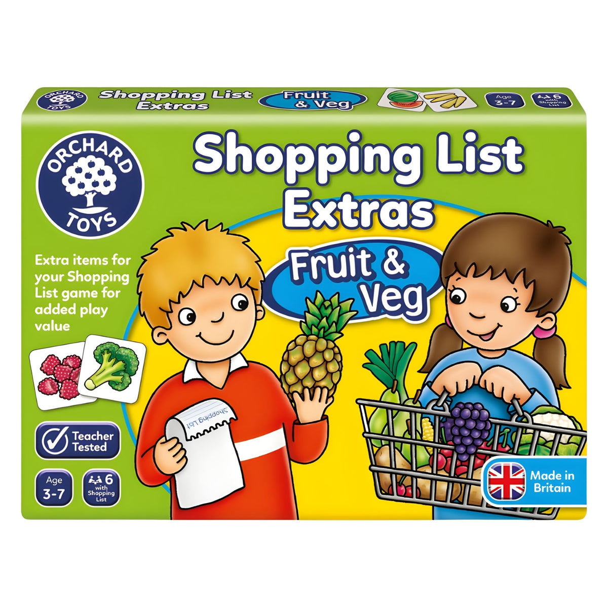 Orchard Toys Shopping List Fruit and Veg Masa Oyunu - Welcome Baby