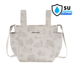 Pasito A Pasito Toile de Jouy Crossbody Bebek Bakım Çantası Cream