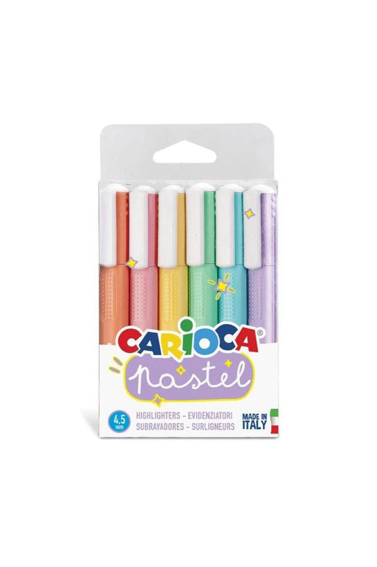 Carioca Pastel Renkler İşaretleme Kalemi 6'lı
