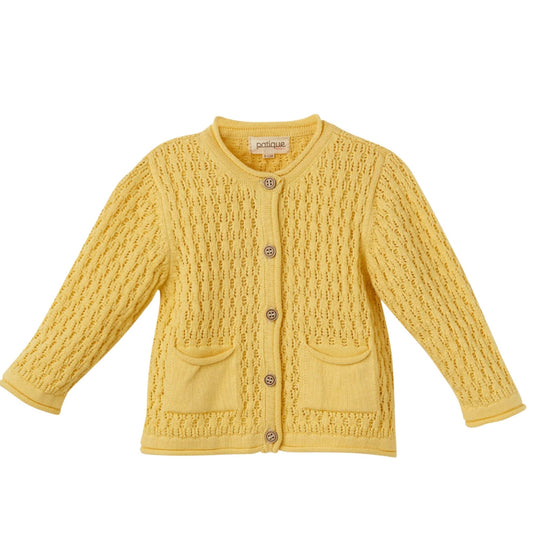 Patique Sarı Organik Pamuk 3'lü Bebek Takımı