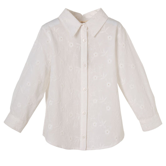 Patique Beyaz Brode Gömlek