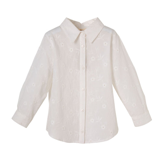 Patique Beyaz Brode Gömlek