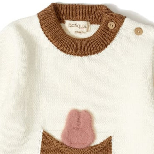 Patique Ekru Renkli Cep Detaylı İkili Takım