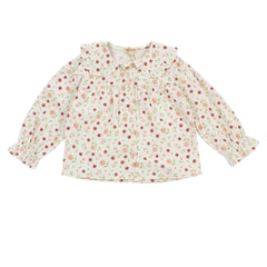 Patique Desenli Büzgülü Gömlek