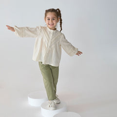 Patique Nervürlü Gömlek