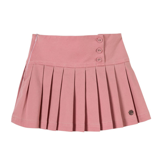 Patique Pembe Pileli Etek