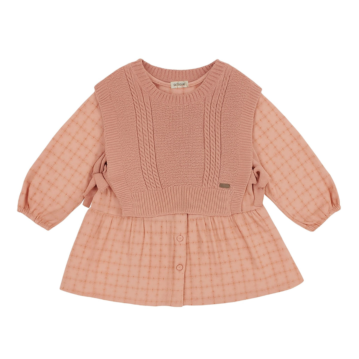 Patique Triko Süveterli Brode Elbise