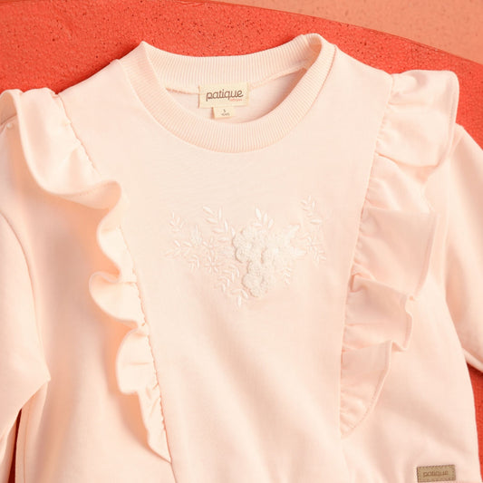 Patique Tütülü Sweat Elbise