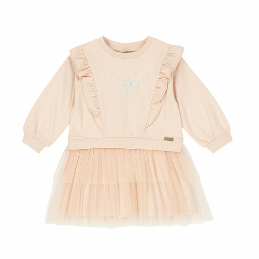 Patique Tütülü Sweat Elbise