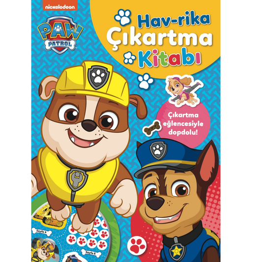 Beta Kids Paw Patrol Hav-rika Çıkartma Kitabı