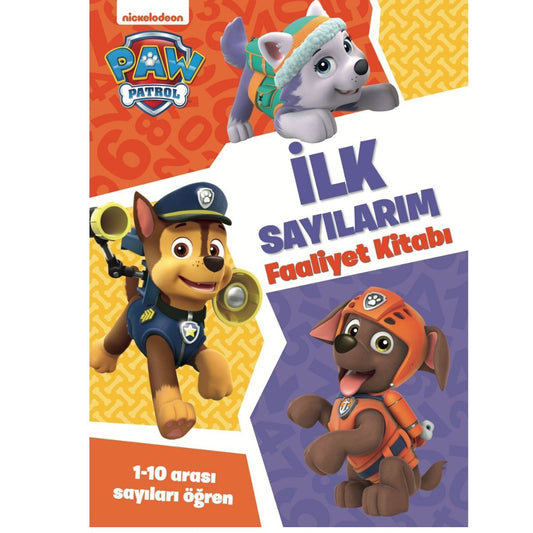 Beta Kids Paw Patrol İlk Sayılarım Faaliyet Kitabı
