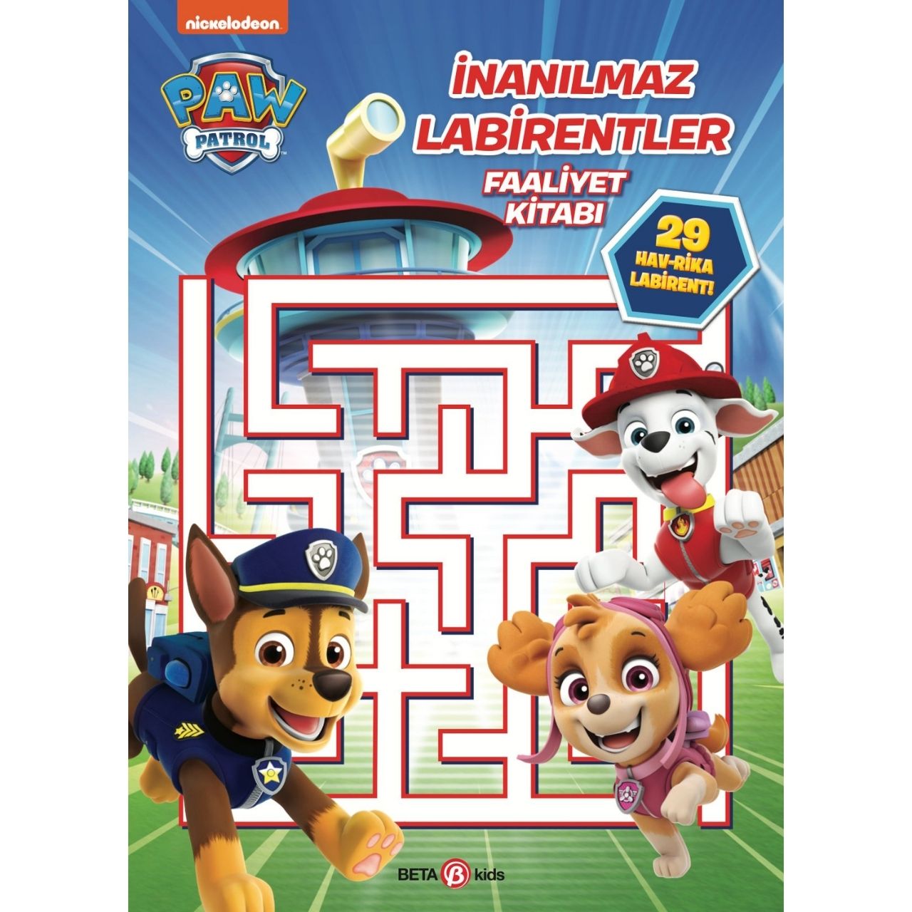 Beta Kids Paw Patrol İnanılmaz Labirentler Faaliyet Kitabı