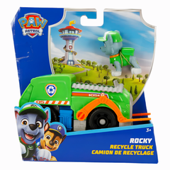 Paw Patrol Rocky Figürü ve Geri Dönüşüm Kamyonu