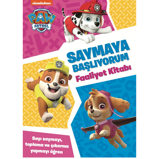 Beta Kids Paw Patrol Saymaya Başlıyorum Faaliyet Kitabı