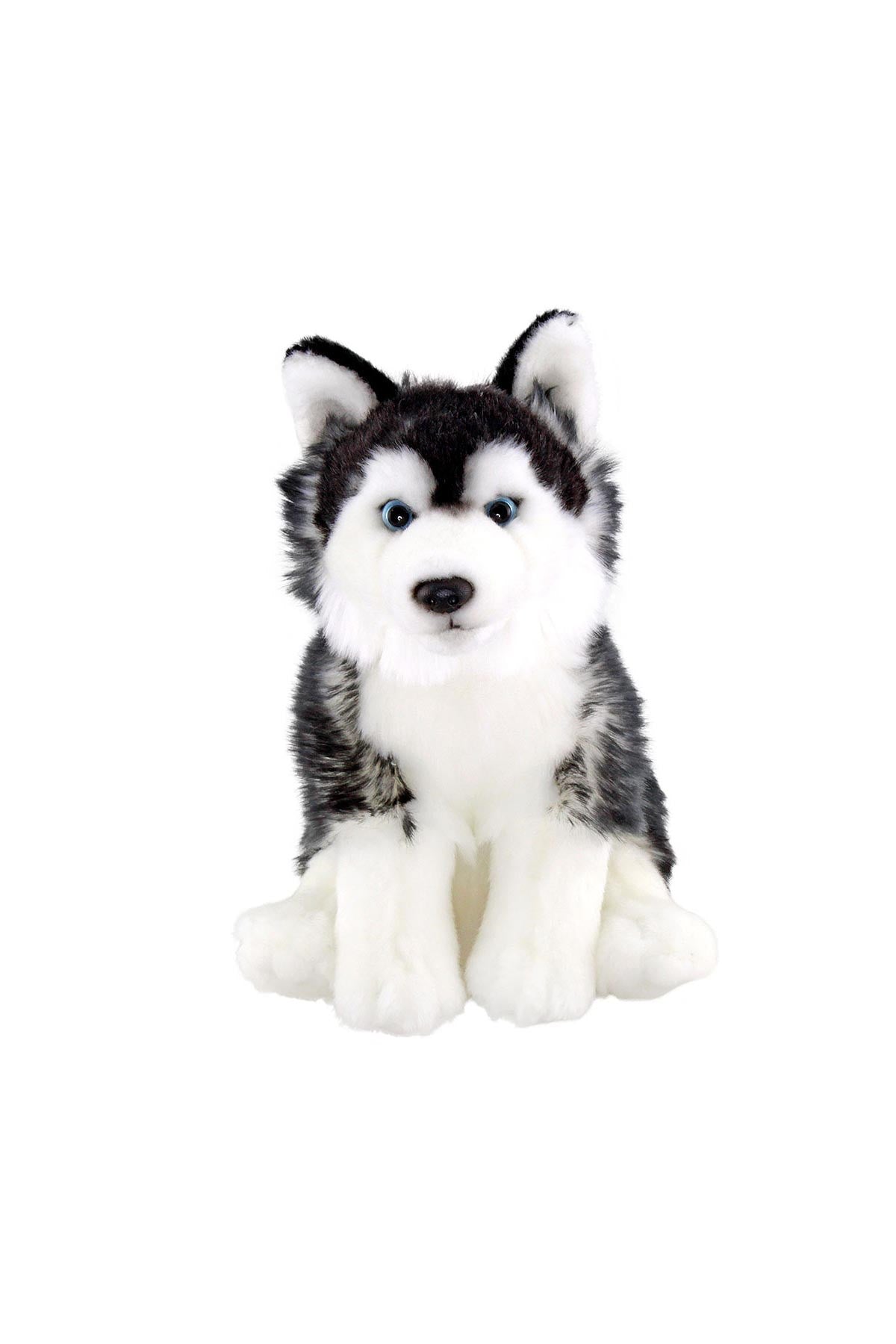 Peluş 28 cm Floppy Siyah Husky