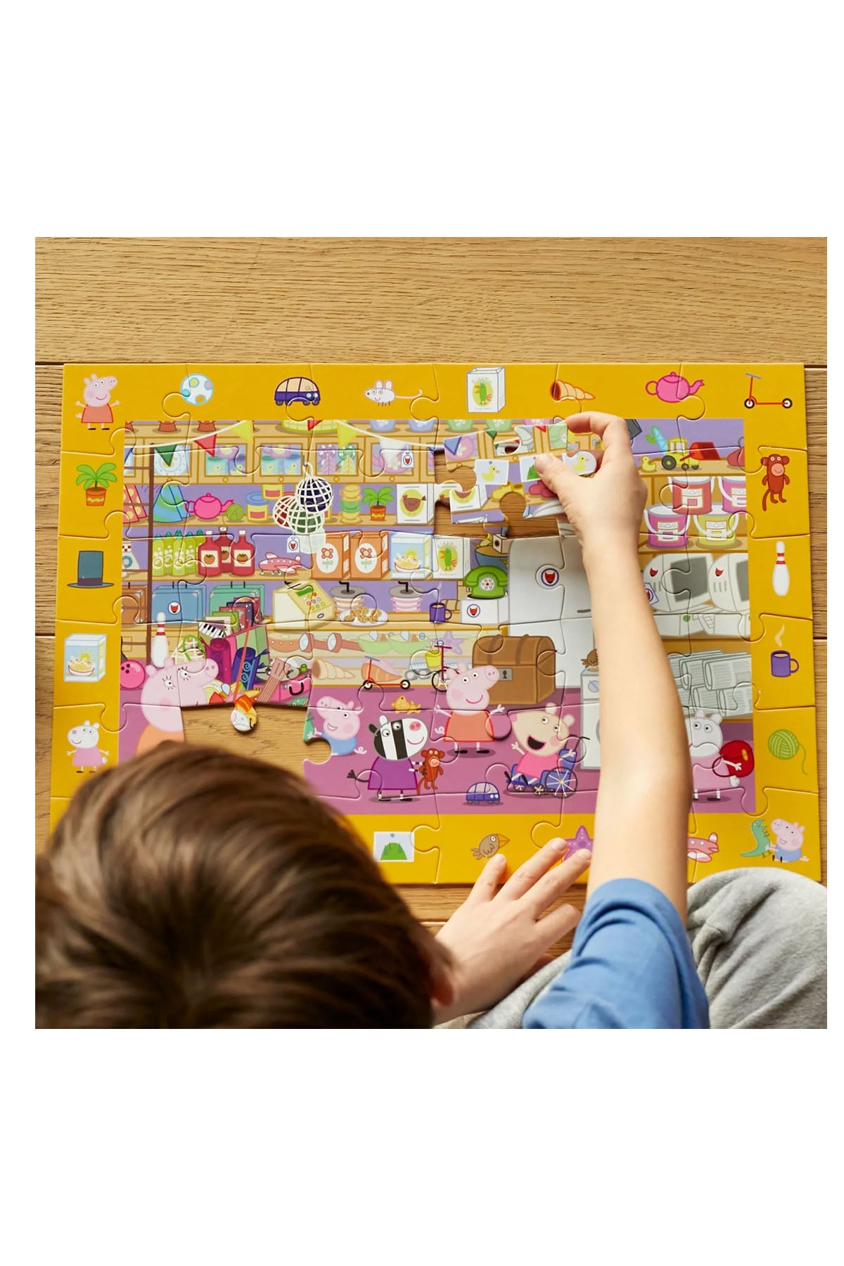 Peppa Pig - Look & Find Puzzle: Mr. Fox's Shop - 36 Parça Yapboz ve Gözlem Oyunu