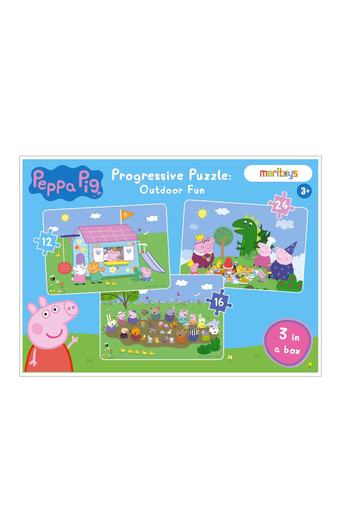 Peppa Pig - Progressive Puzzle: Outdoor Fun